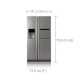 Samsung RSH1PTPE1 frigorifero side-by-side Libera installazione 524 L Platino 5