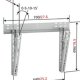 Vogel's VFW 140 - LCD/Plasma wall support Argento 3