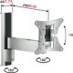 Vogel's VFW 326 - LCD/TFT wall support Argento 6