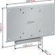 Vogel's VFW 032 - LCD/Plasma wall support Argento 5