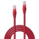 Lindy 48030 cavo di rete Rosso 0,3 m Cat6 U/UTP (UTP) 3