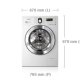 Samsung WF1704WPC lavatrice Caricamento frontale 7 kg 1400 Giri/min Bianco 3