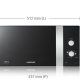 Samsung GE102V-X forno a microonde 28 L 900 W Argento 4