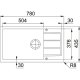 Franke SID 611-78/50 Lavello montato su piano Rettangolare Tectonite 3