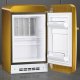 Smeg FAB5RGO frigorifero Libera installazione 31 L Oro 7