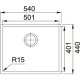 Franke NPX 110-50 Lavello ad incasso Rettangolare 3