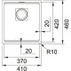 Franke Kubus 2 KNG 110-37 Lavello sottopiano Rettangolare Fragranito 3