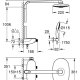 GROHE Rainshower System SmartControl Duo 360 sistema di doccia Bianco 3