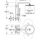 GROHE Rainshower System 310 sistema di doccia Cromo 3