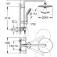 GROHE Vitalio Joy System 260 sistema di doccia Cromo 3