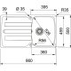 Franke AZG 611-86 Lavello montato su piano Rettangolare 3