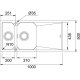 Franke FXG 661 Lavello ad incasso Rettangolare Ceramica 3