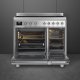 Smeg Symphony C92IPX9 cucina Elettrico Piano cottura a induzione Stainless steel A 5