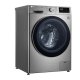 LG F4V5VGP2T lavatrice Caricamento frontale 9 kg 1400 Giri/min Metallico 4