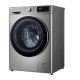 LG F4V5VGP2T lavatrice Caricamento frontale 9 kg 1400 Giri/min Metallico 5