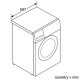 Siemens WM10B261BY lavatrice Caricamento frontale Bianco 4