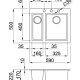 Elleci LMQ15071 lavello Metaltek 3