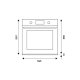 Bertazzoni La Germania F605LAGEKX forno 76 L Acciaio inox 3