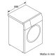 Bosch Serie 8 WAX32MX0 lavatrice Caricamento frontale 10 kg 1600 Giri/min Argento 7