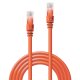 Lindy 48105 cavo di rete Arancione 0,3 m Cat6 U/UTP (UTP) 3