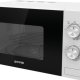 Gorenje MO20E2W Superficie piana Microonde con grill 20 L 800 W Bianco 5