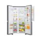 LG GSS6691PS frigorifero side-by-side Libera installazione 601 L Platino, Acciaio inossidabile 6