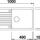 BLANCO ZIA XL 6 S Lavello ad incasso Rettangolare 3