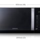 Samsung GE86N-B forno a microonde 23 L 1250 W Nero 3