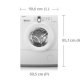 Samsung WF0600NUWG lavatrice Caricamento frontale 6 kg 1200 Giri/min Bianco 3