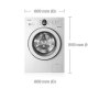 Samsung WF8704BSH lavatrice Caricamento frontale 7 kg 1400 Giri/min Nero, Argento, Bianco 9