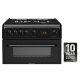 Hotpoint Ariston HAG60K cucina Gas naturale Gas Nero 6