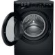 Hotpoint NSWM 743U BS UK lavatrice Caricamento frontale 7 kg 1400 Giri/min Nero 4