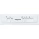 Hotpoint PSLMO 65F LS W Cappa aspirante a parete Bianco 208 m³/h D 3