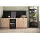 Hotpoint HD5G00CCX Cucina Gas Nero, Acciaio inox A+ 3