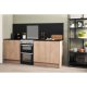 Hotpoint HD5G00CCX Cucina Gas Nero, Acciaio inox A+ 6