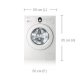 Samsung WF8700LSW lavatrice Caricamento frontale 7 kg 1000 Giri/min Bianco 3