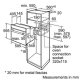 Siemens HB33AB550 forno 67 L Nero, Argento 5