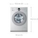 Samsung WF8804ASV lavatrice Caricamento frontale 8 kg 1400 Giri/min Bianco 4
