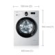 Samsung WF8804FPA lavatrice Caricamento frontale 8 kg Bianco 3