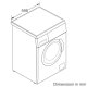 Bosch WAQ24320IT lavatrice Caricamento frontale 7 kg 1200 Giri/min Bianco 3