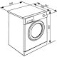 Smeg LBW148DE lavatrice Caricamento frontale 8 kg 1400 Giri/min Metallico, Argento 3