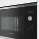 Bosch Serie 4 BFL553MS0B forno a microonde Da incasso Solo microonde 25 L 900 W Nero, Acciaio inox 4