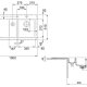 Franke Mythos MTK 651-D Lavello montato su piano Rettangolare Ceramica 3