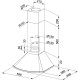 Franke Sirio FDS 654 OA Cappa aspirante a parete Avena 435 m³/h D 3