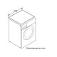 Siemens iQ500 WU14UT71ES lavatrice Caricamento frontale 9 kg 1400 Giri/min Bianco 3