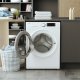 Hotpoint Ariston NDD 107632 SJ EU N lavasciuga Libera installazione Caricamento frontale Bianco E 14