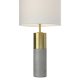 Villeroy & Boch Turin lampada da tavolo E27 Oro, Grigio 3