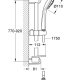 GROHE Euphoria 110 Massage sistema di doccia Grafite 3