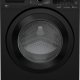 Beko WDEX8540430B lavasciuga Libera installazione Caricamento frontale Nero D 3