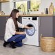 Beko WDEY854P44QW lavasciuga Libera installazione Caricamento frontale Bianco D 7